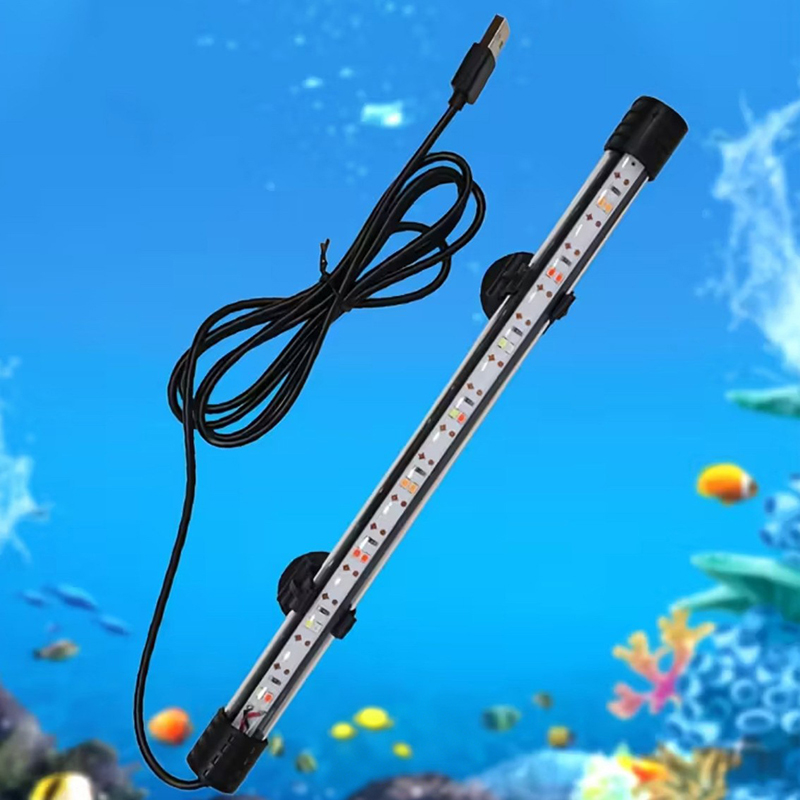 Aquarium Plant Ornament - Lampu Akuarium LED USB 17-47CM Tahan