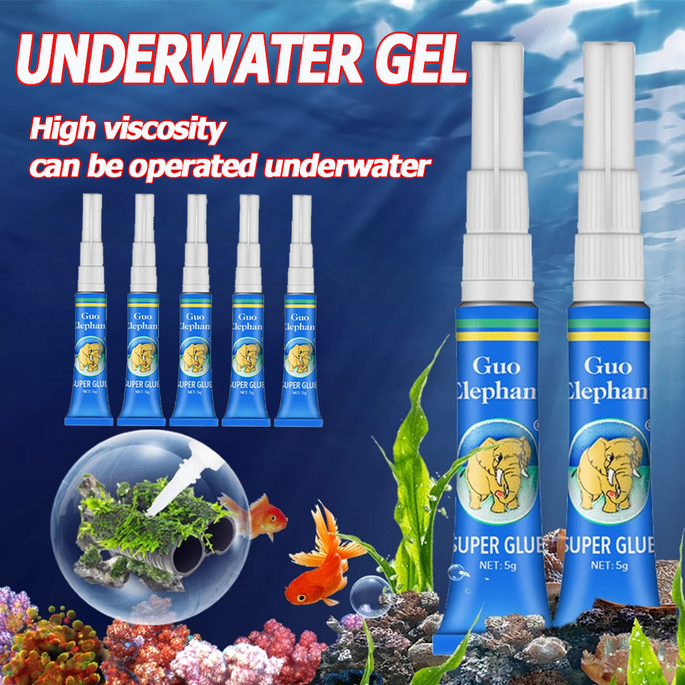Aquarium Plant Glue Gel - 3/5/10Pcs Lem Rumput Air untuk Akuarium,
