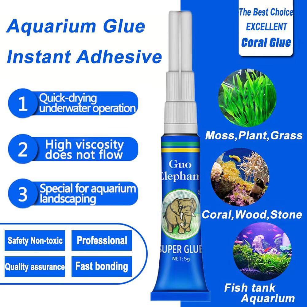 Aquarium Plant Glue Gel - Lem instan akuarium multifungsi, lem lumut