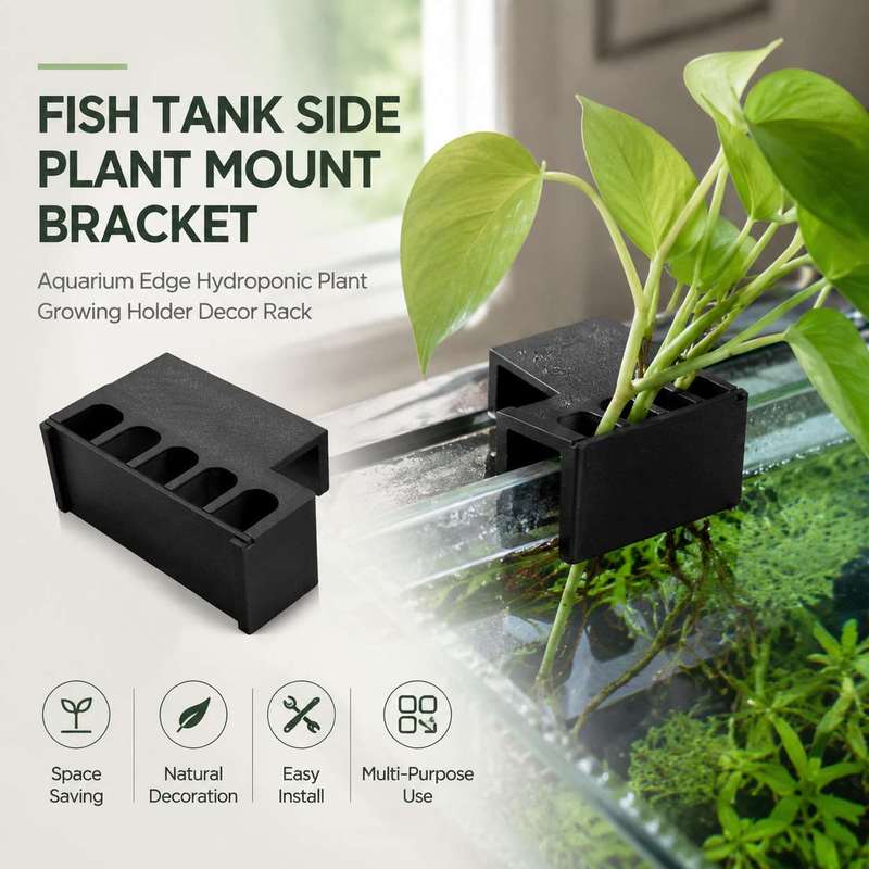 Aquarium Plant Design - Rak Dekorasi Penyangga Tanaman Hidroponik di