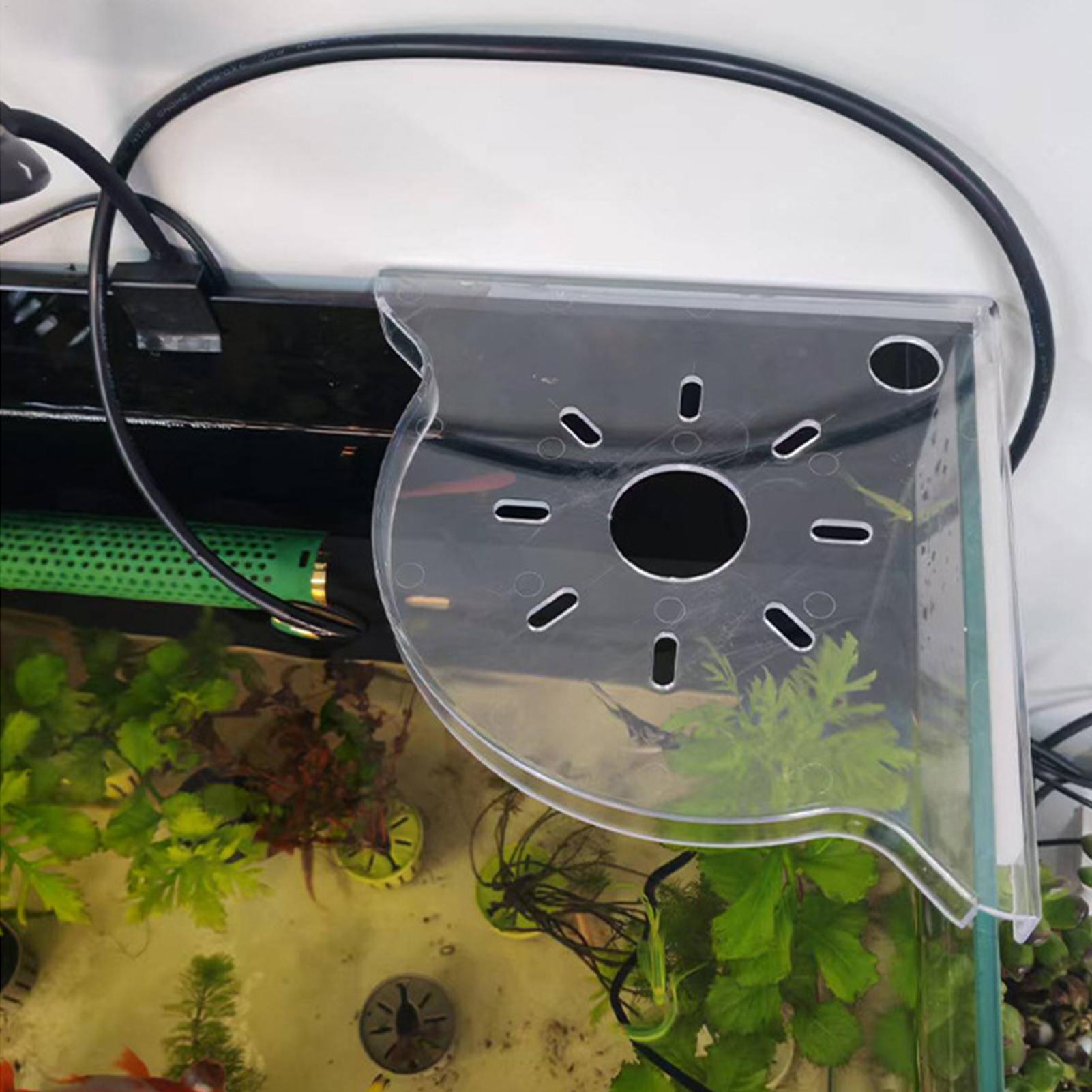 Aquarium Plant Design - Rak Penyimpanan Sudut Akuarium Bentuk Segitiga,