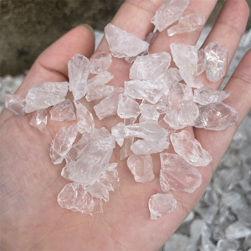 Aquarium Sand White - Batu Kuarsa Bening Alami Kristal Batu