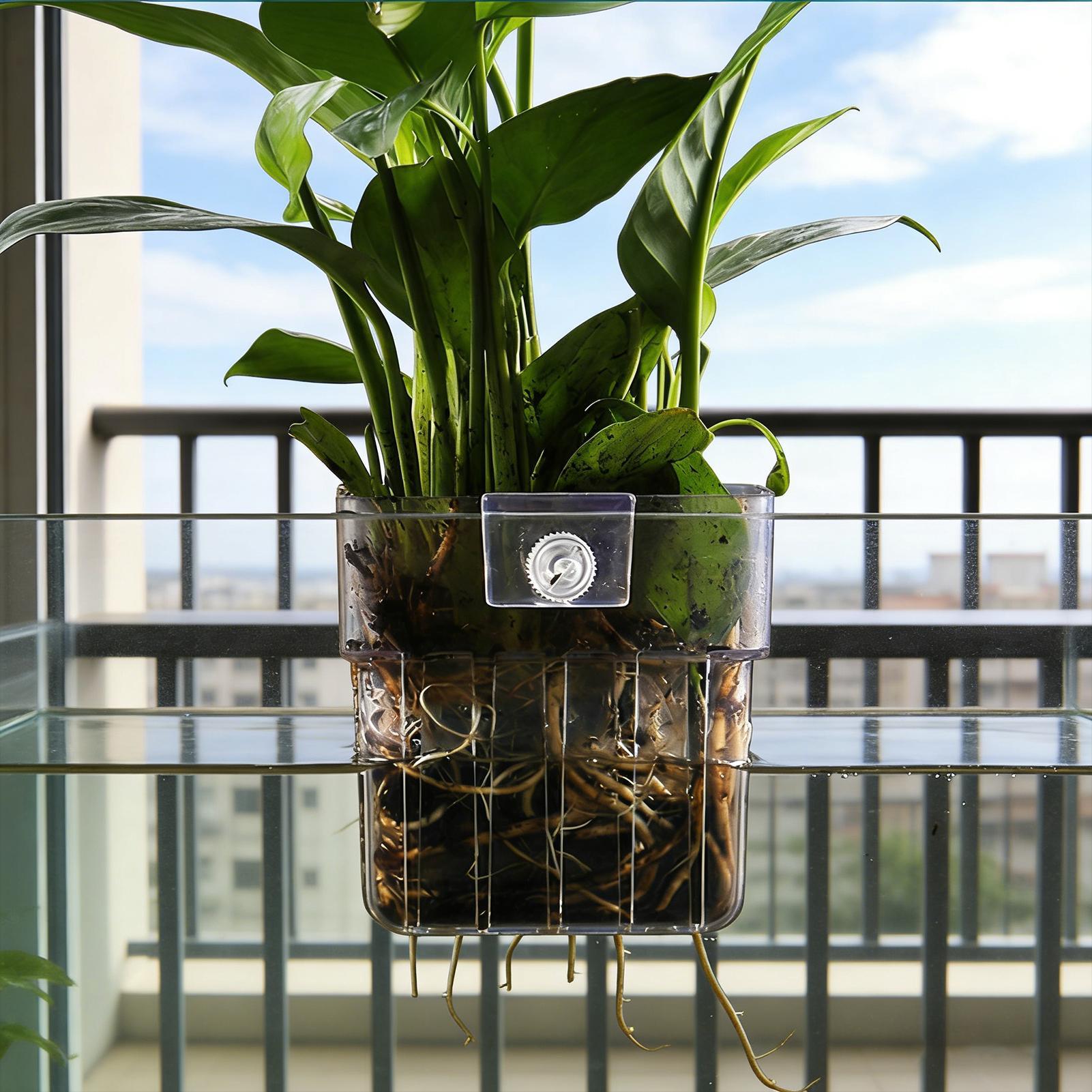 Pot Tanaman Akuarium Transpara - Aquarium Plant Design ulasan dan harga
