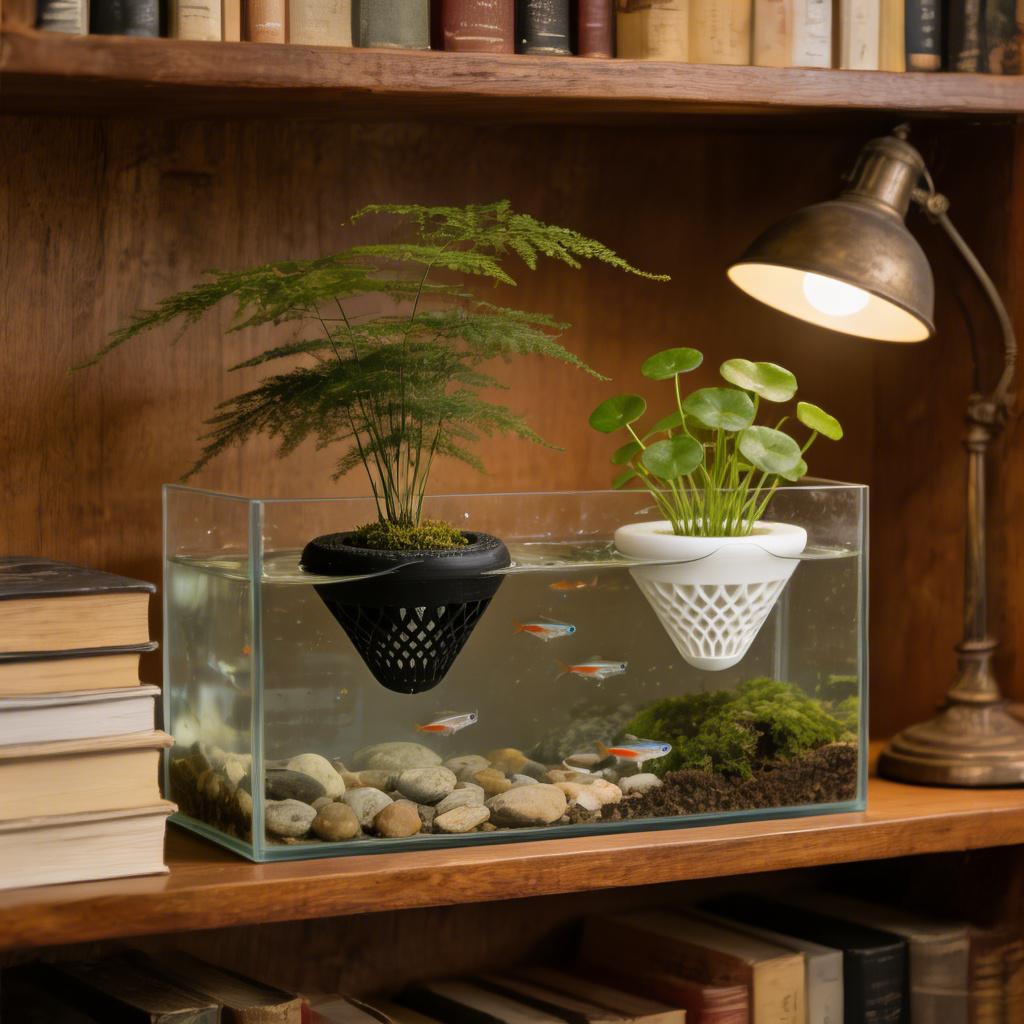 2 Buah Tempat Tanaman Akuarium - Aquarium Plant Ornament ulasan dan harga