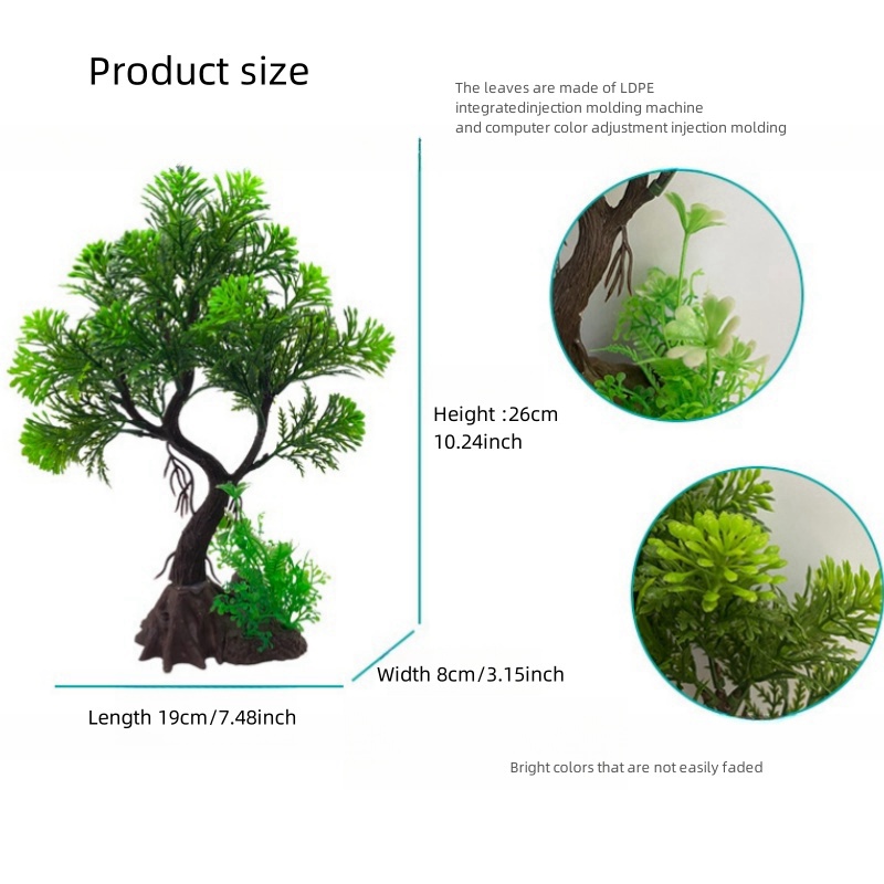 Dekorasi akuarium buatan DIY,  - Aquarium Plant Design ulasan dan harga