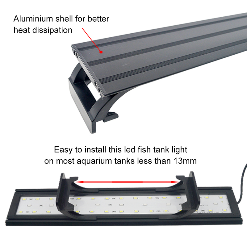 Lampu LED Akuarium untuk 16-64 - Aquarium Plant Ornament ulasan dan harga