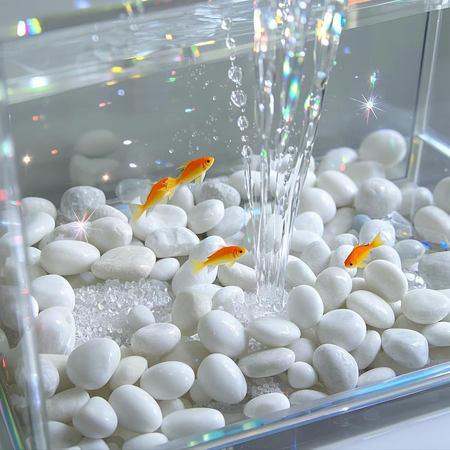 Set Dekorasi Akuarium 400g, Ba - Aquarium Sand White ulasan dan harga