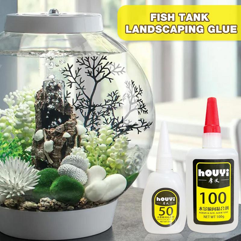 50/100G Lem Lumut Lansekap Tan - Aquarium Plant Glue Gel ulasan dan harga
