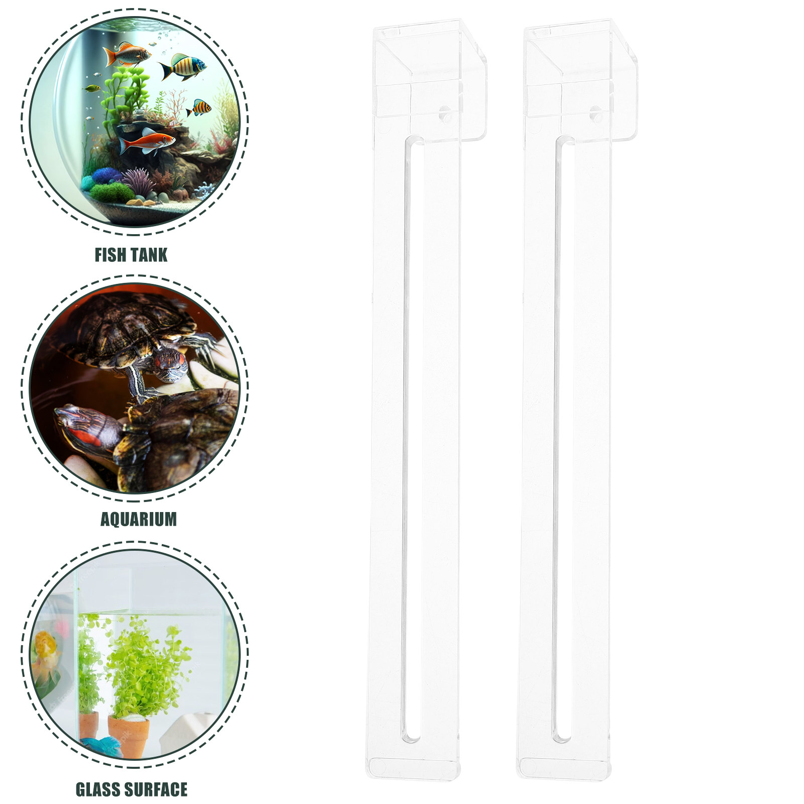 2Pcs Gantungan Akuarium Transp - Aquarium Plant Design ulasan dan harga