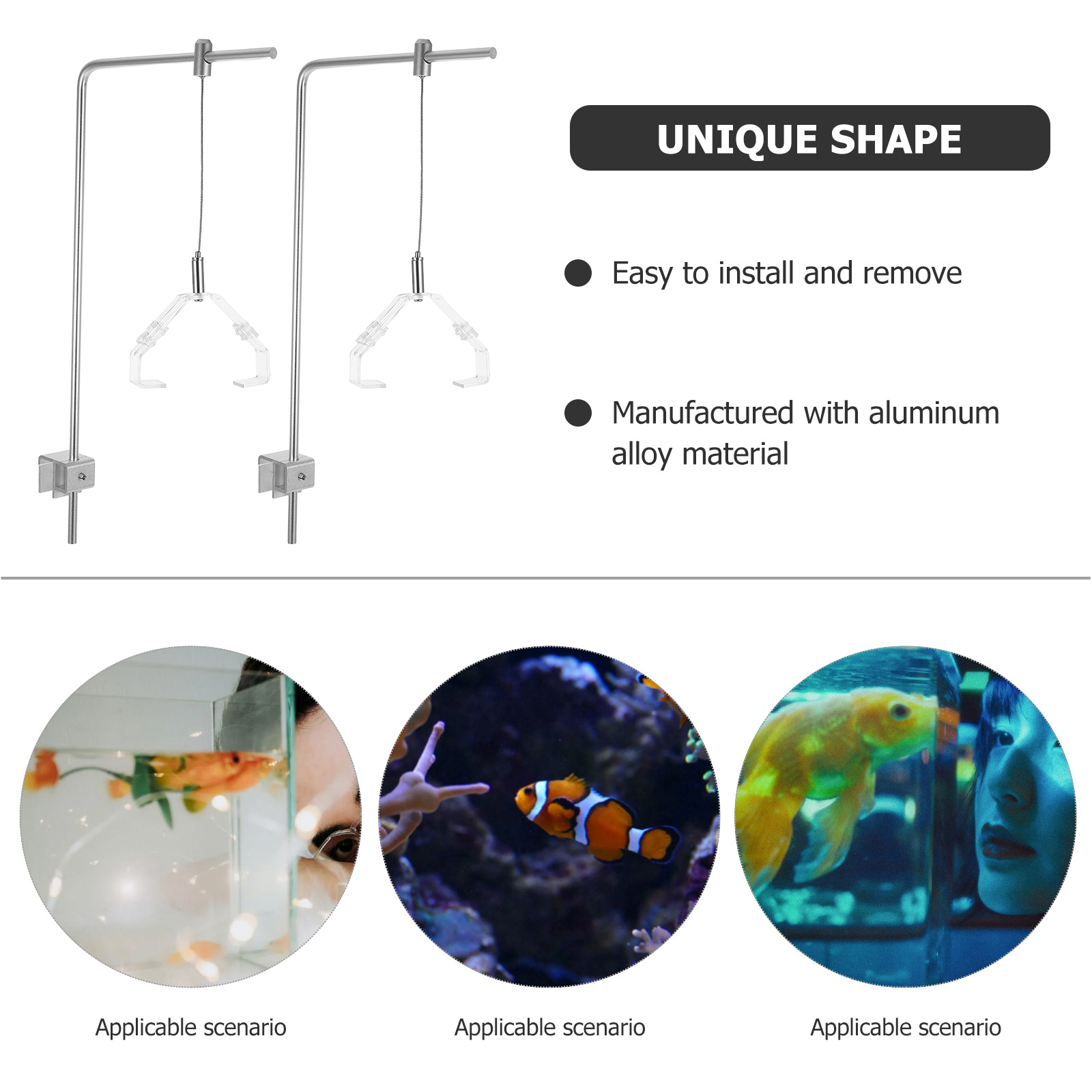 2 Buah Dudukan Lampu Akuarium  - Aquarium For Planted Tank ulasan dan harga